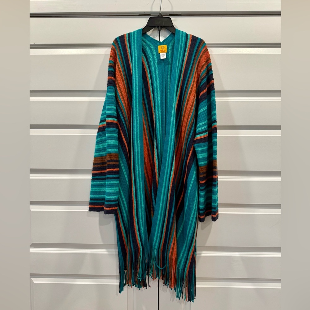 Ruby Rd. Striped Cardigan